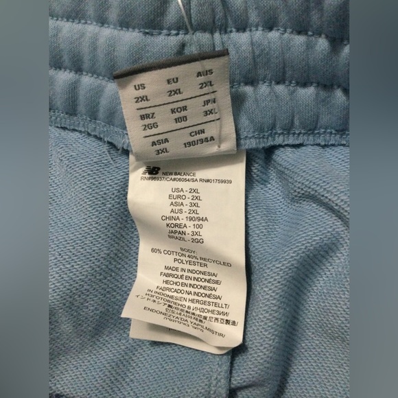 New Balance Sport Essentials French Terry 7” Inseam Shorts Men’s Size 2XL - Picture 6 of 6